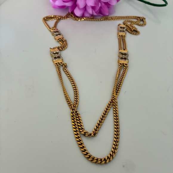 90’s gold tone necklace - Picture 3 of 3